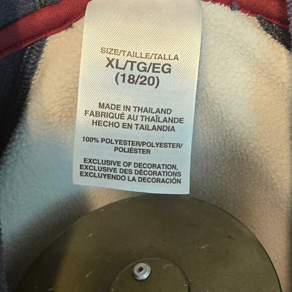 Adidas Blue and Gray Pullover Hoodie with Embroidered Logo Women's XL - Picture 6 of 6